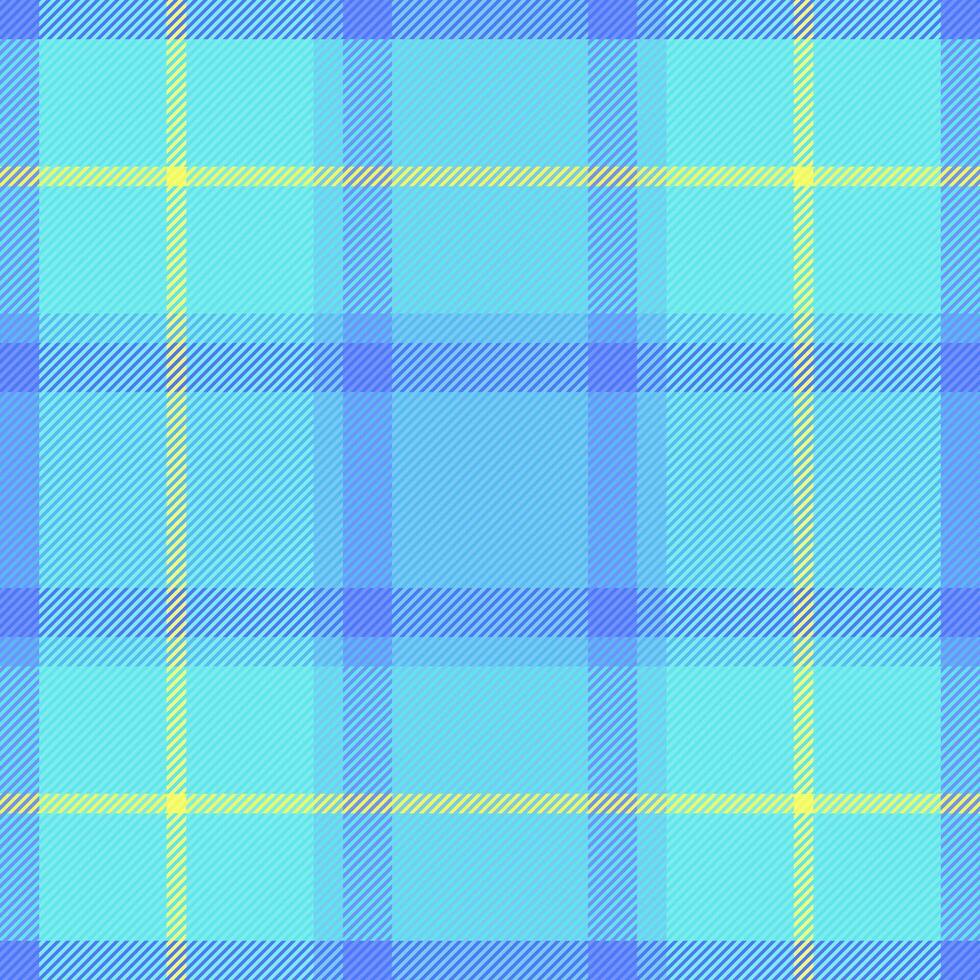 Texture check plaid of tartan fabric with a background textile seamless pattern. vector