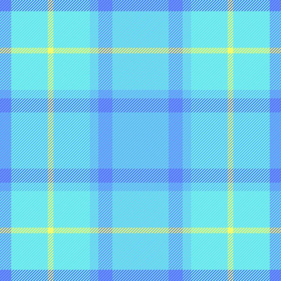 Texture check plaid of tartan fabric with a background textile seamless pattern. vector