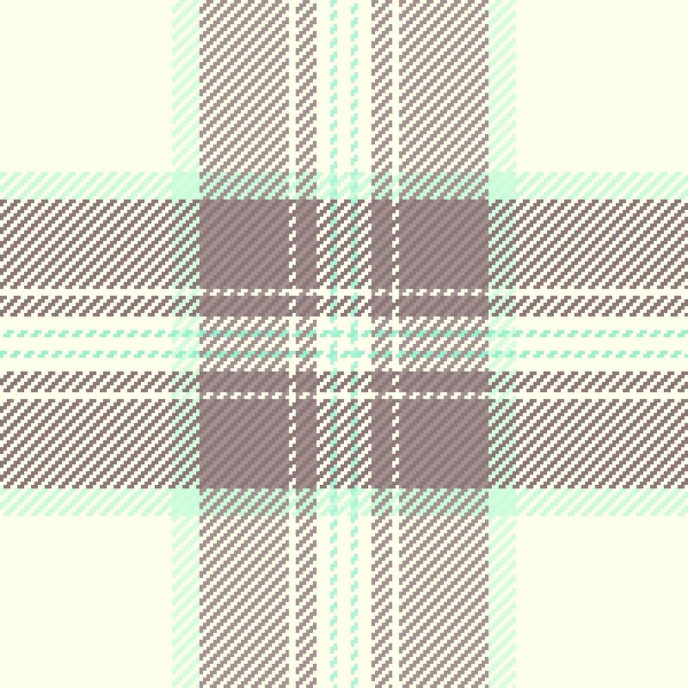 Screen seamless fabric background, designer check textile . Throw plaid pattern tartan texture in light and pastel colors. vector