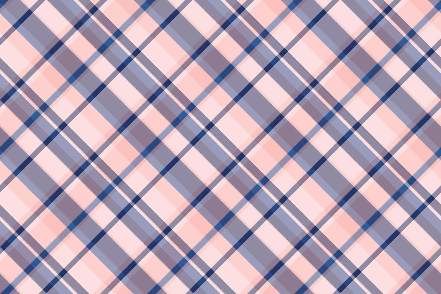 Summer check texture background, scottish fabric seamless. Chic plaid pattern textile tartan in pastel and light colors. vector