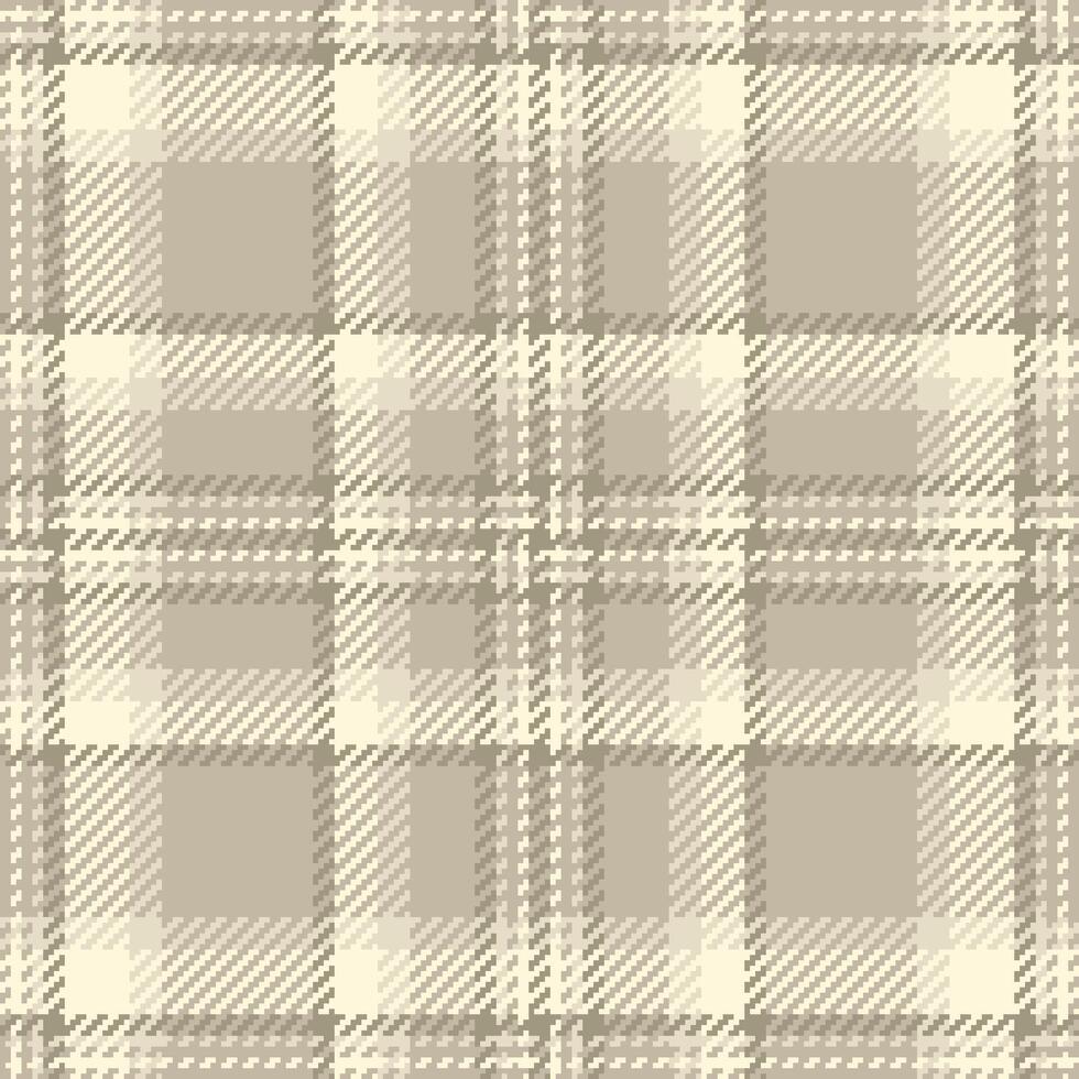 Textile background fabric of check seamless with a plaid tartan texture pattern. vector