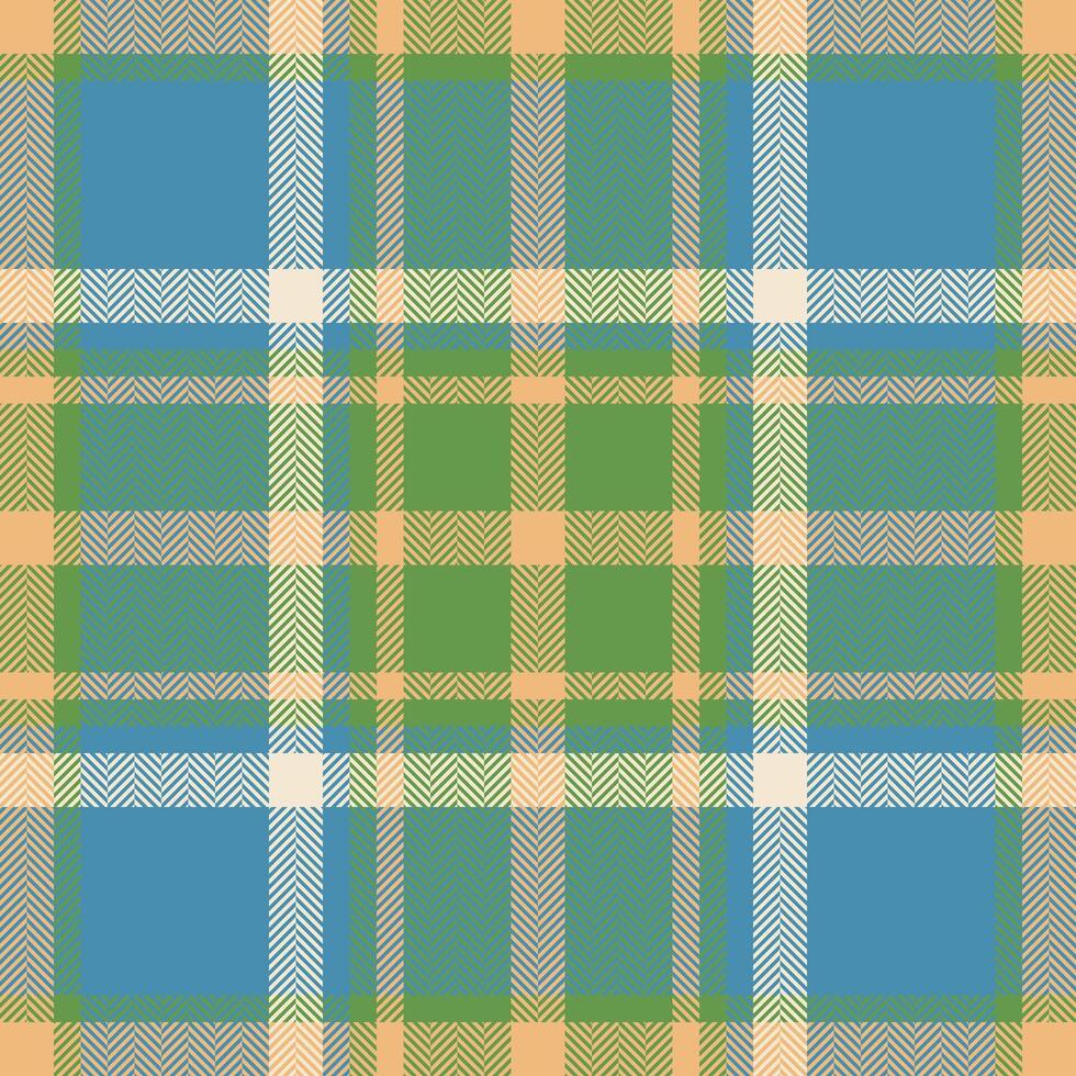 Plaid check pattern. Seamless fabric texture. Tartan textile print. vector