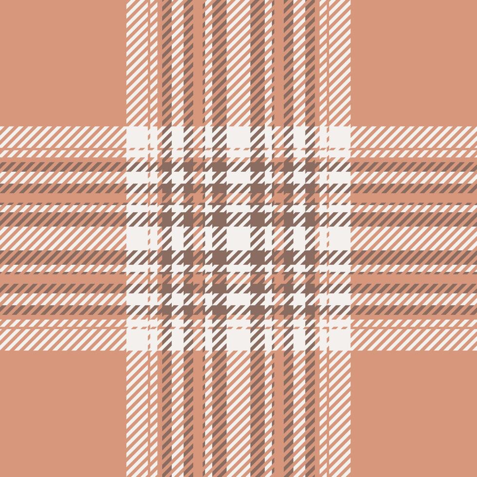 Plaid check pattern. Seamless fabric texture. Tartan textile print. vector