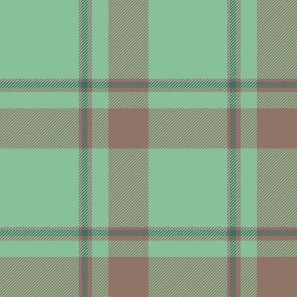 Plaid seamless pattern in green. Check fabric texture. textile print. vector