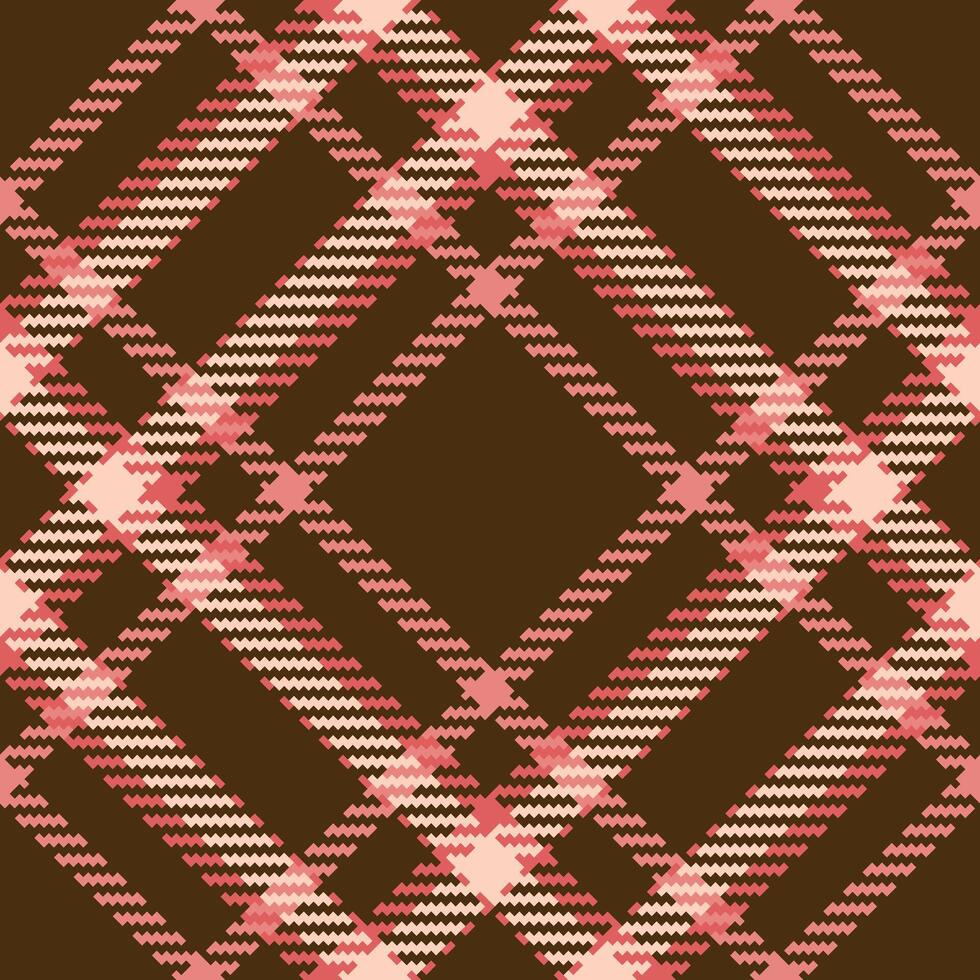Plaid tartan textile of check texture background with a seamless pattern fabric. vector