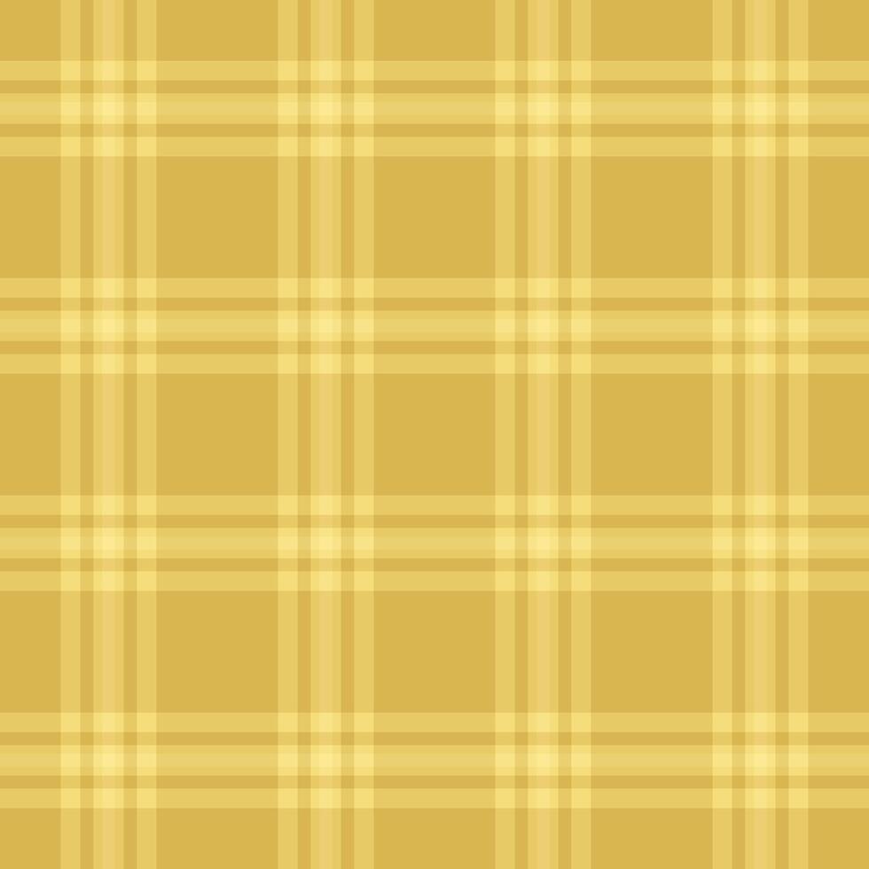 Textile seamless pattern of background plaid texture with a check tartan fabric. vector