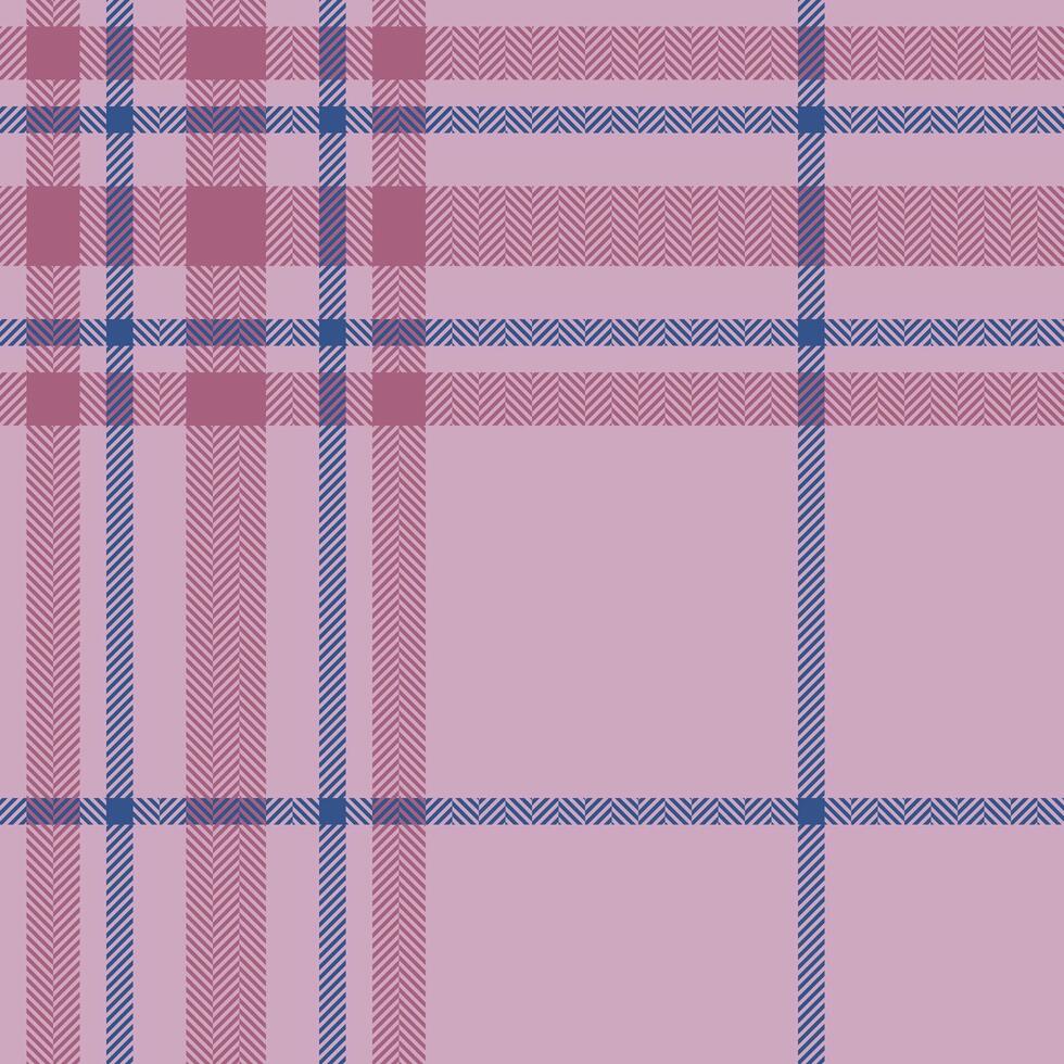 Plaid check pattern. Seamless fabric texture. Tartan textile print. vector