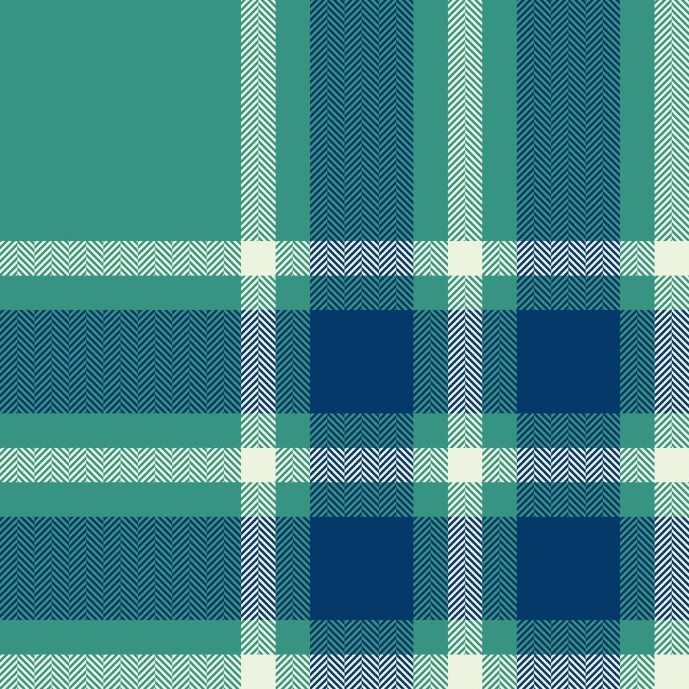 Plaid check pattern. Seamless fabric texture. Tartan textile print. vector
