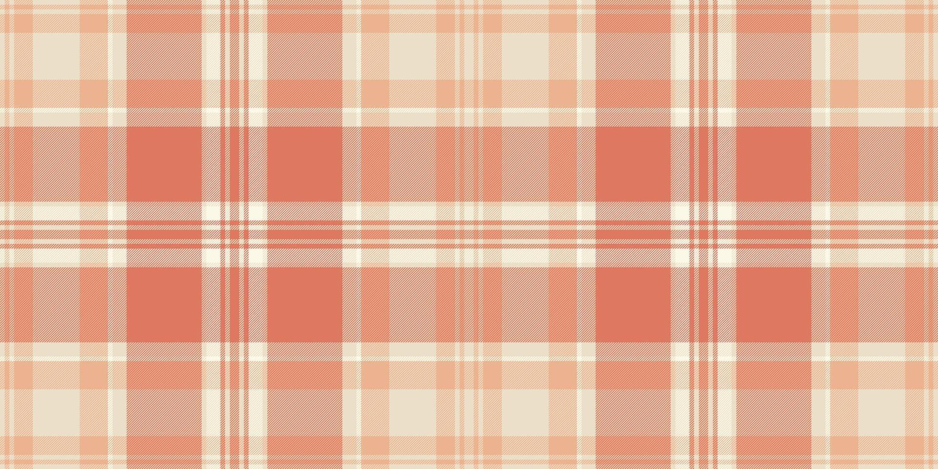 Folklore fabric pattern seamless, arabic check texture. Paper textile background tartan plaid in light and red colors. vector