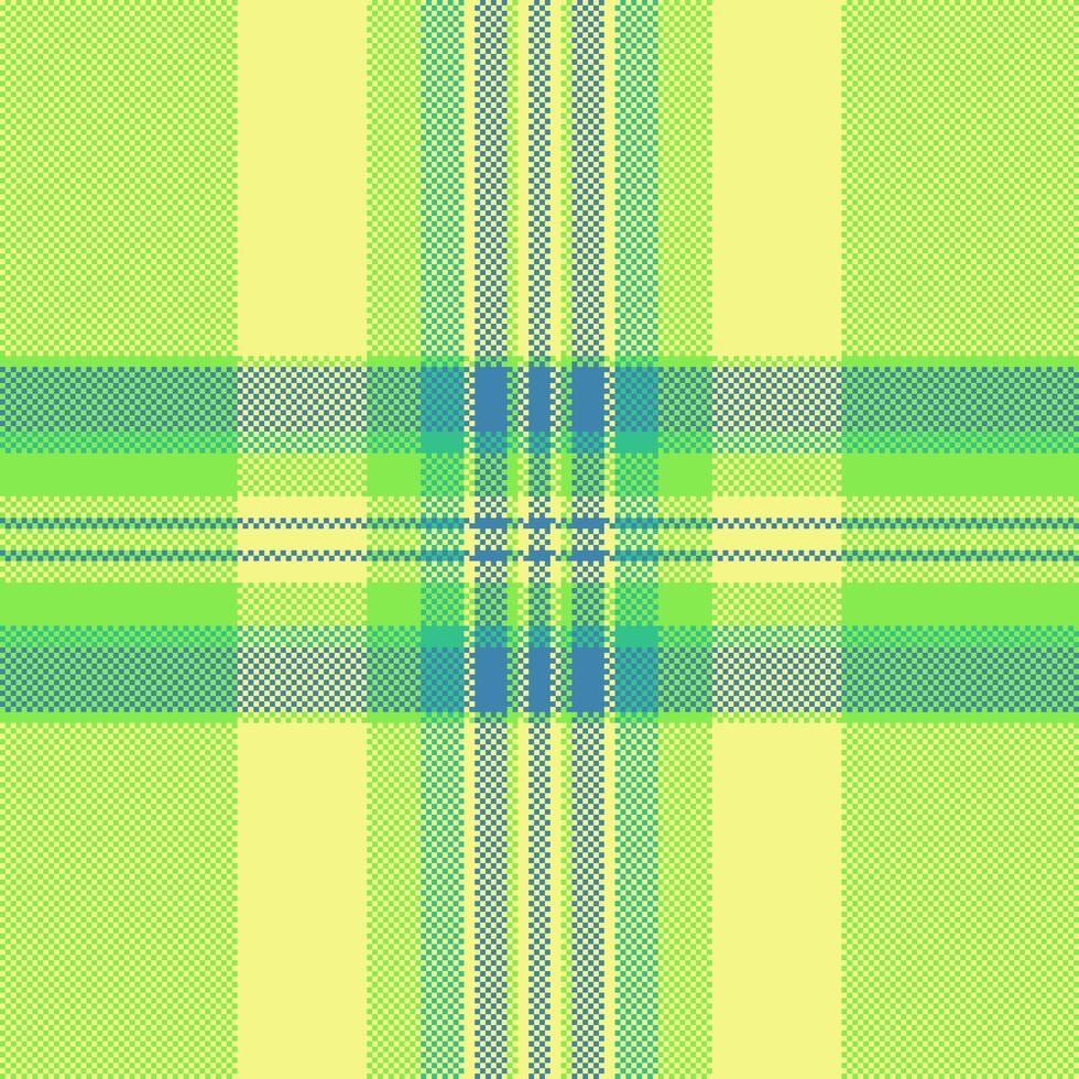 Fabric plaid tartan of texture check background with a textile pattern seamless. vector