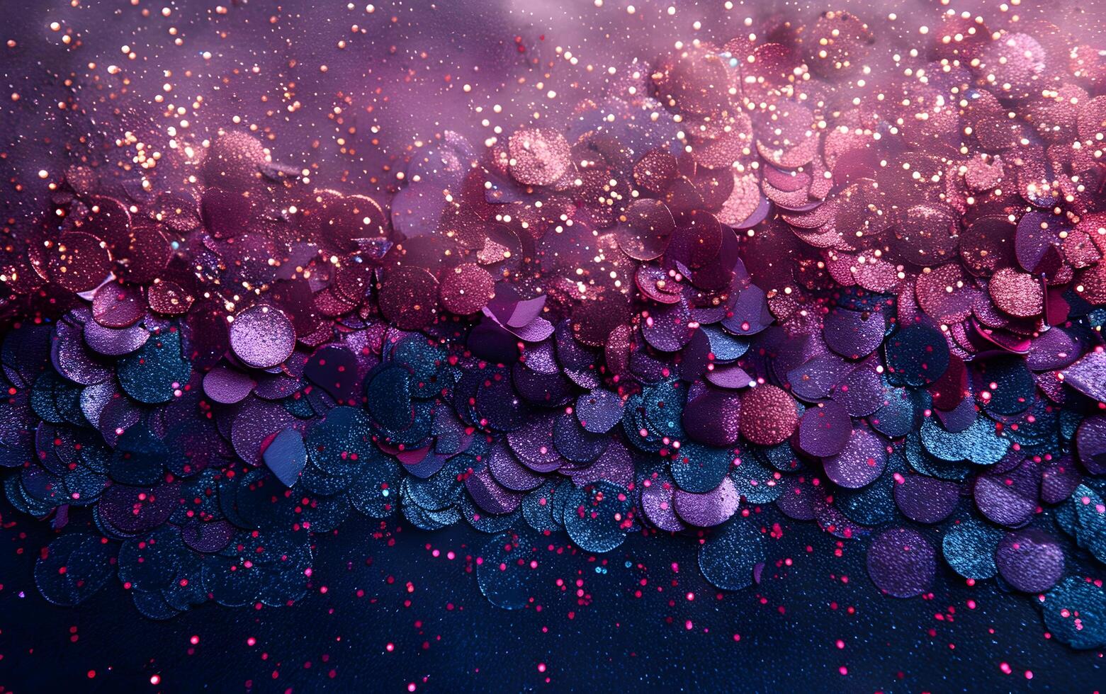 Falling colorful multicolored glitter confetti background photo