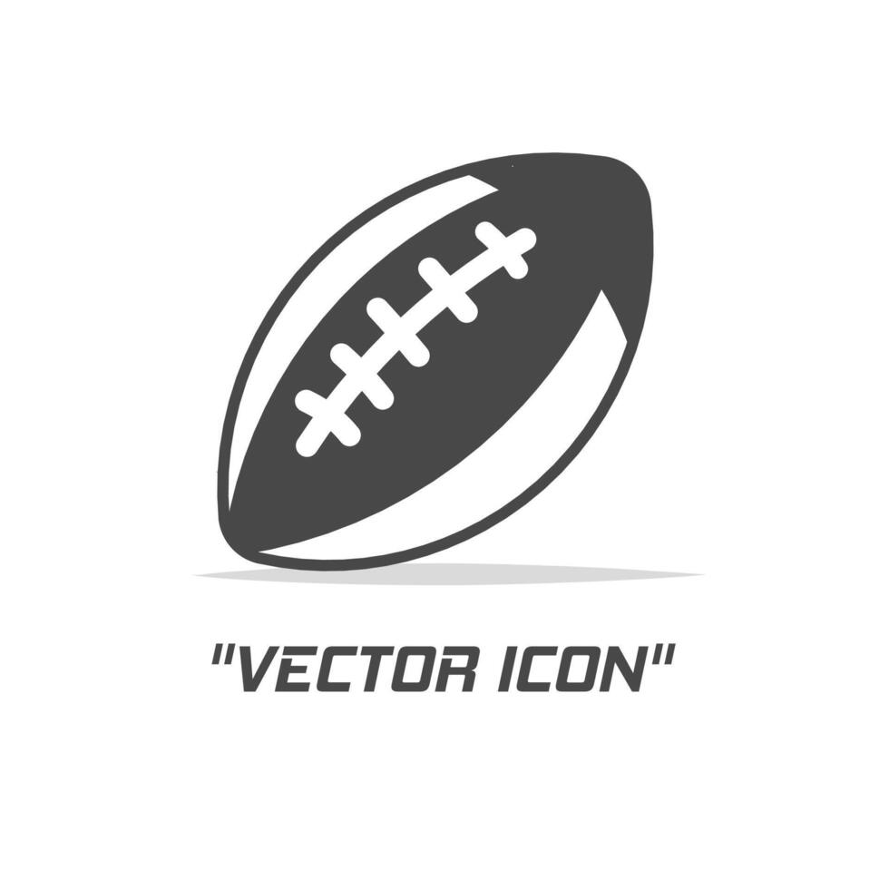 Rugby ball illustration icon. Template illustration design for business. vector