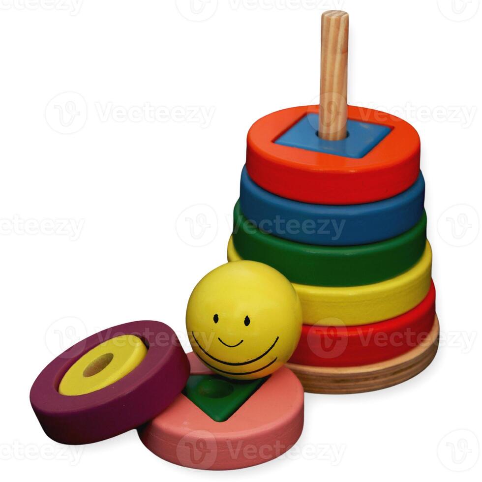 Product photography of a children block puzzle toy game photo