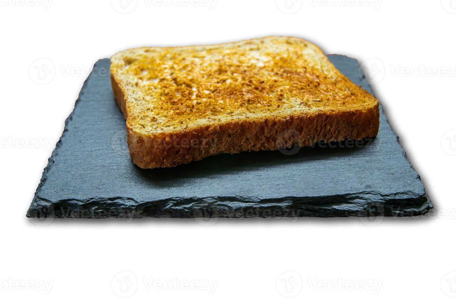 a delicious fresh bread with herb cream for the breakfast photo