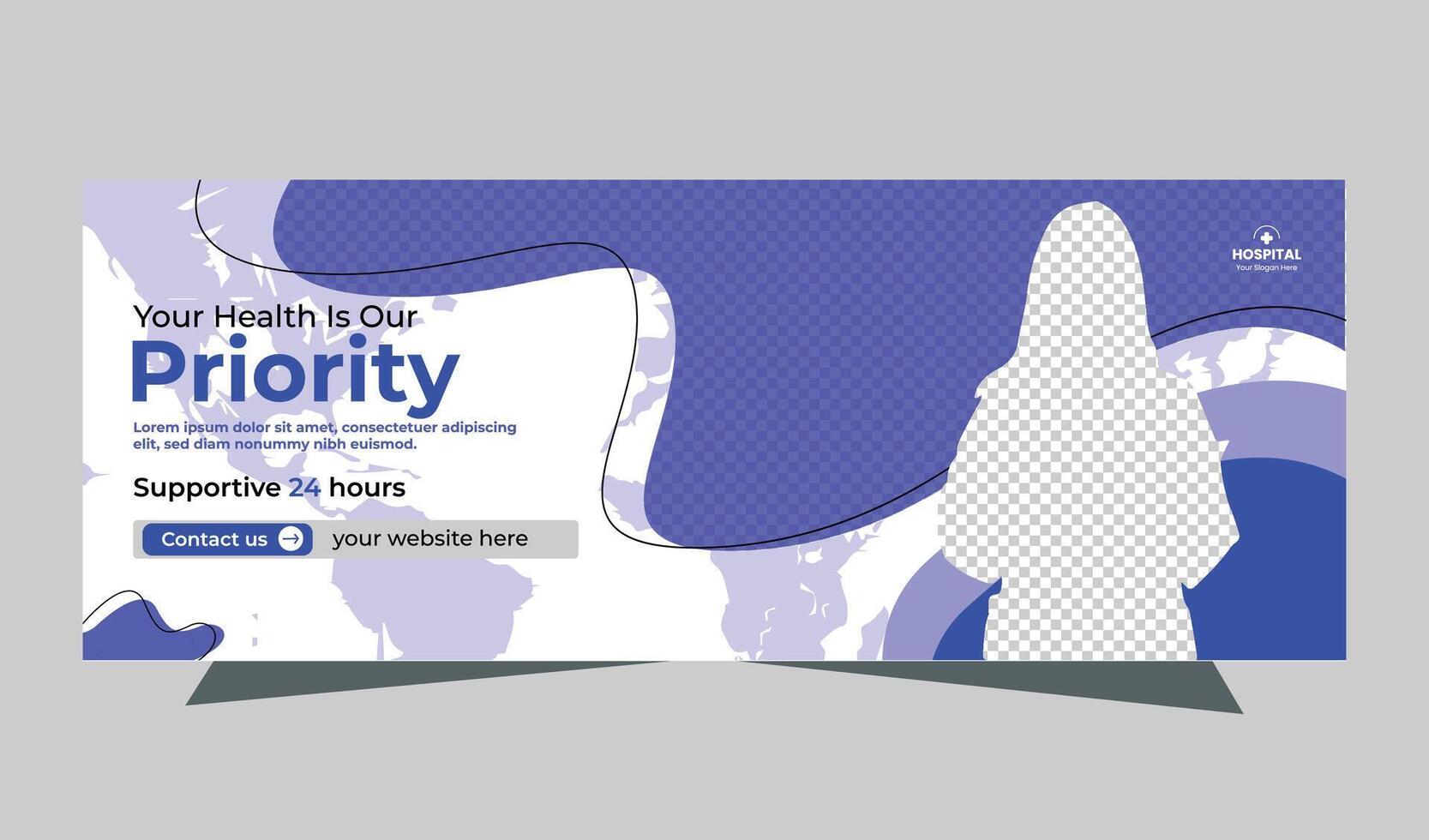 Doctor web banner vector