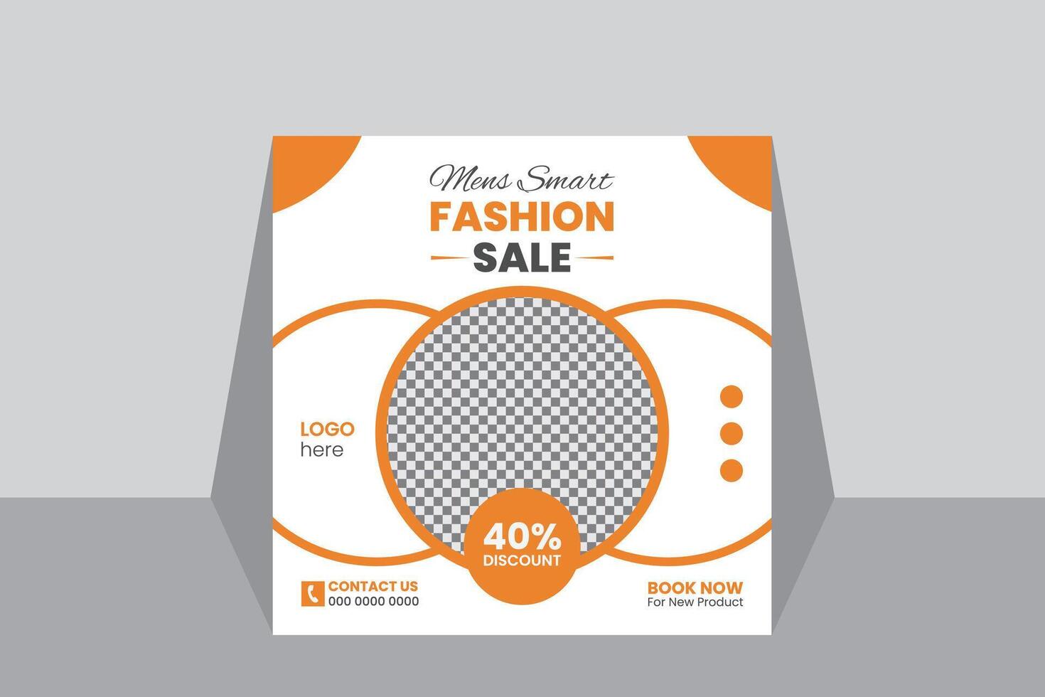Social media post vector