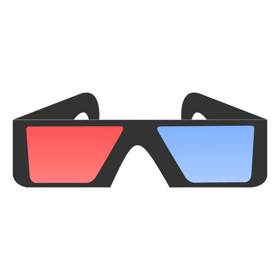 eclipse glasses, solar eclipse glasses kids, solar eclipse glasses isolated on white background illustration. vector