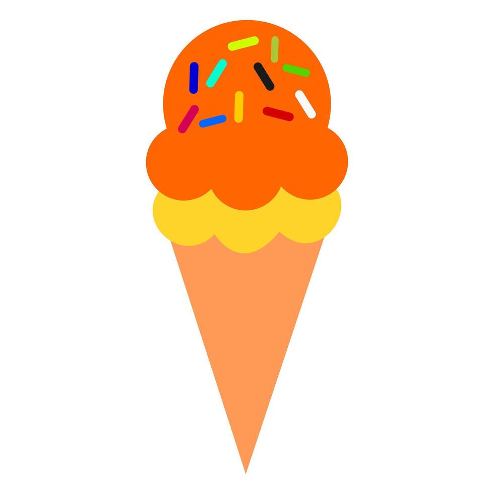 ice cream cone vector