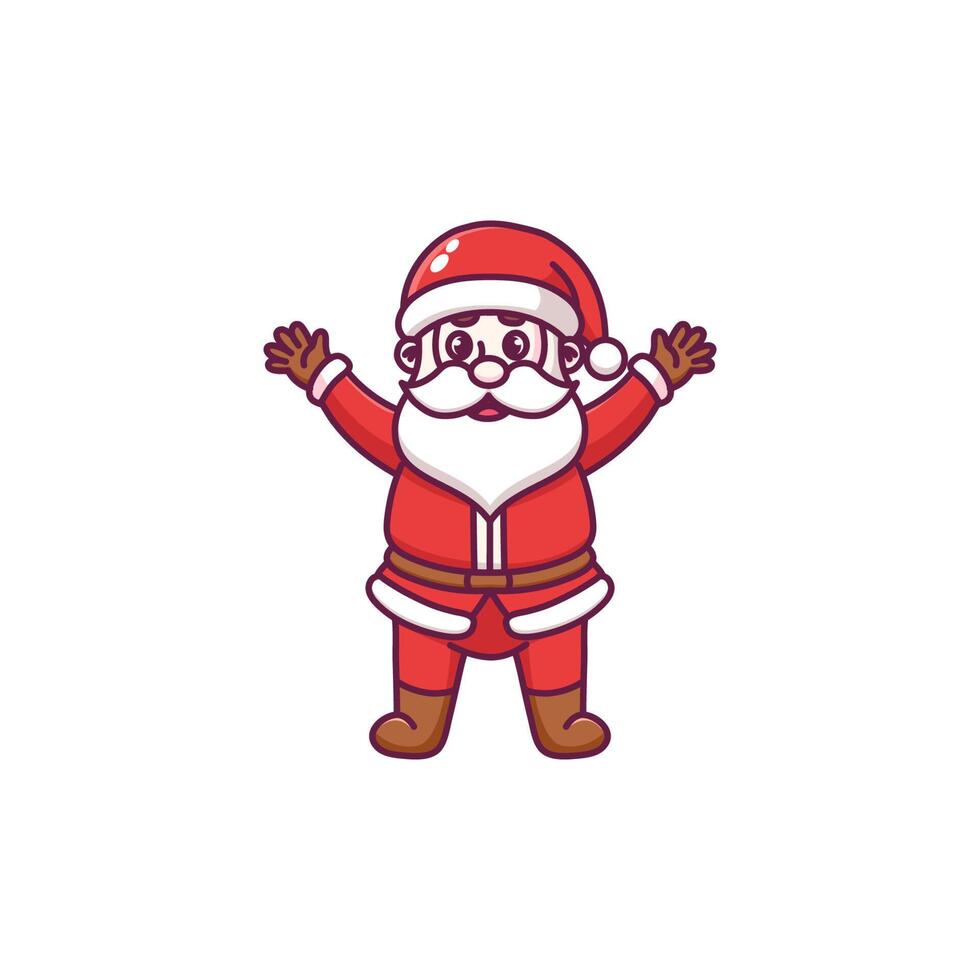 cute santa claus vector
