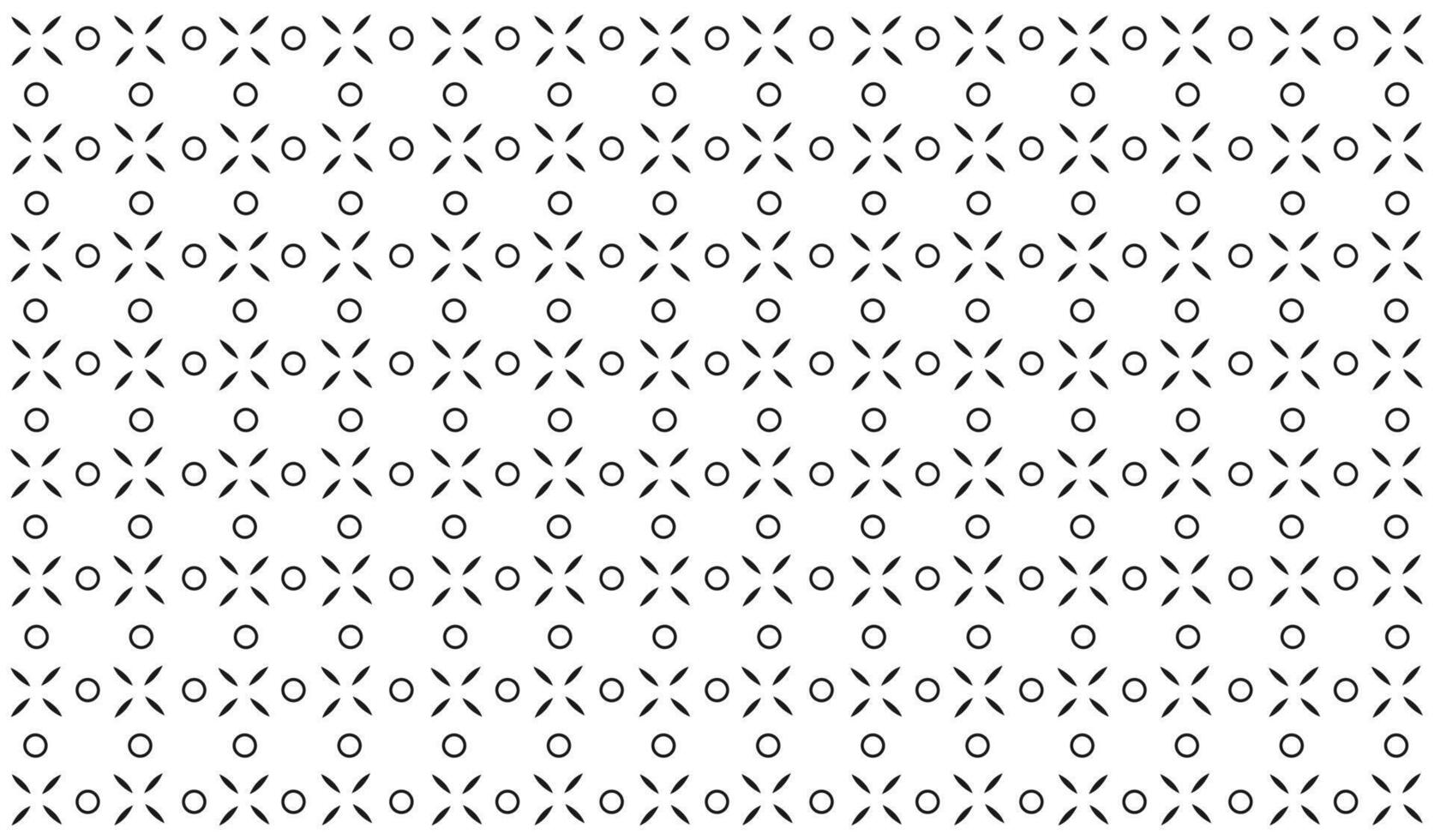Seamless pattern with a circle and the Flower leaf on a white background. seamless pattern vector