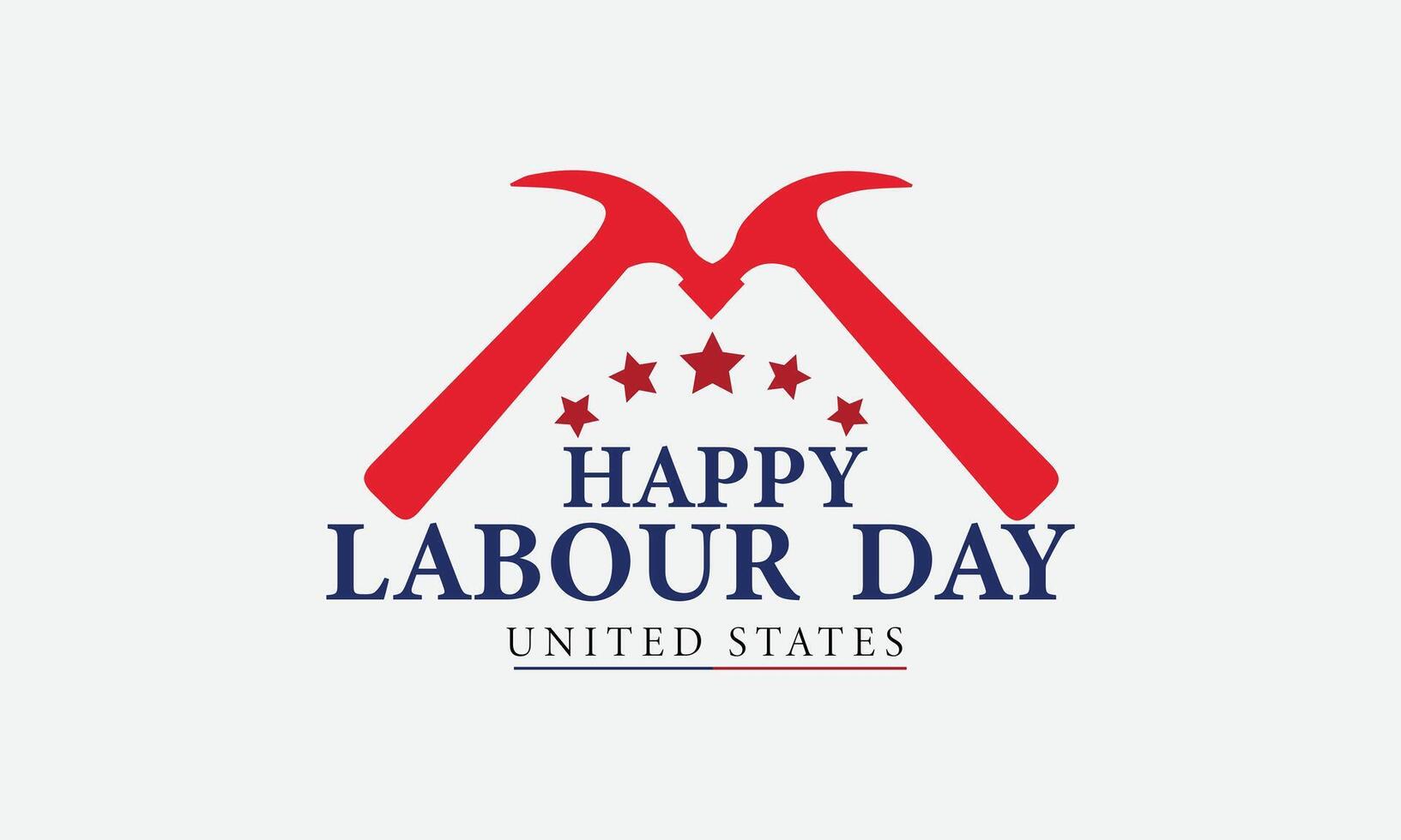 Happy labour day logo vector