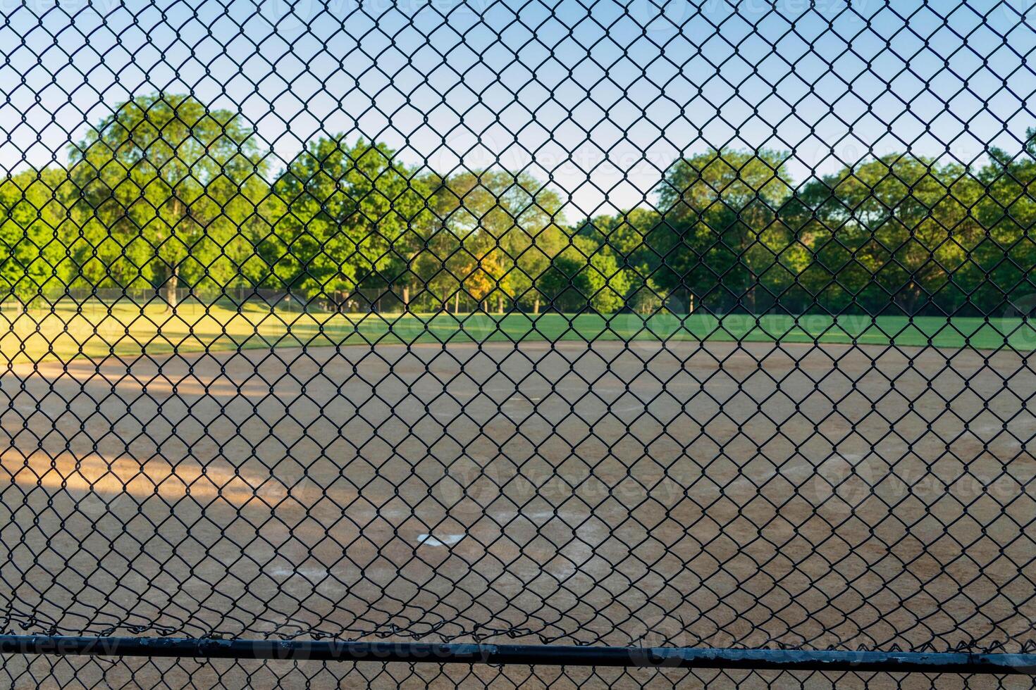 sitting behind Homeplate looking out towards centerfield viewpoint photo