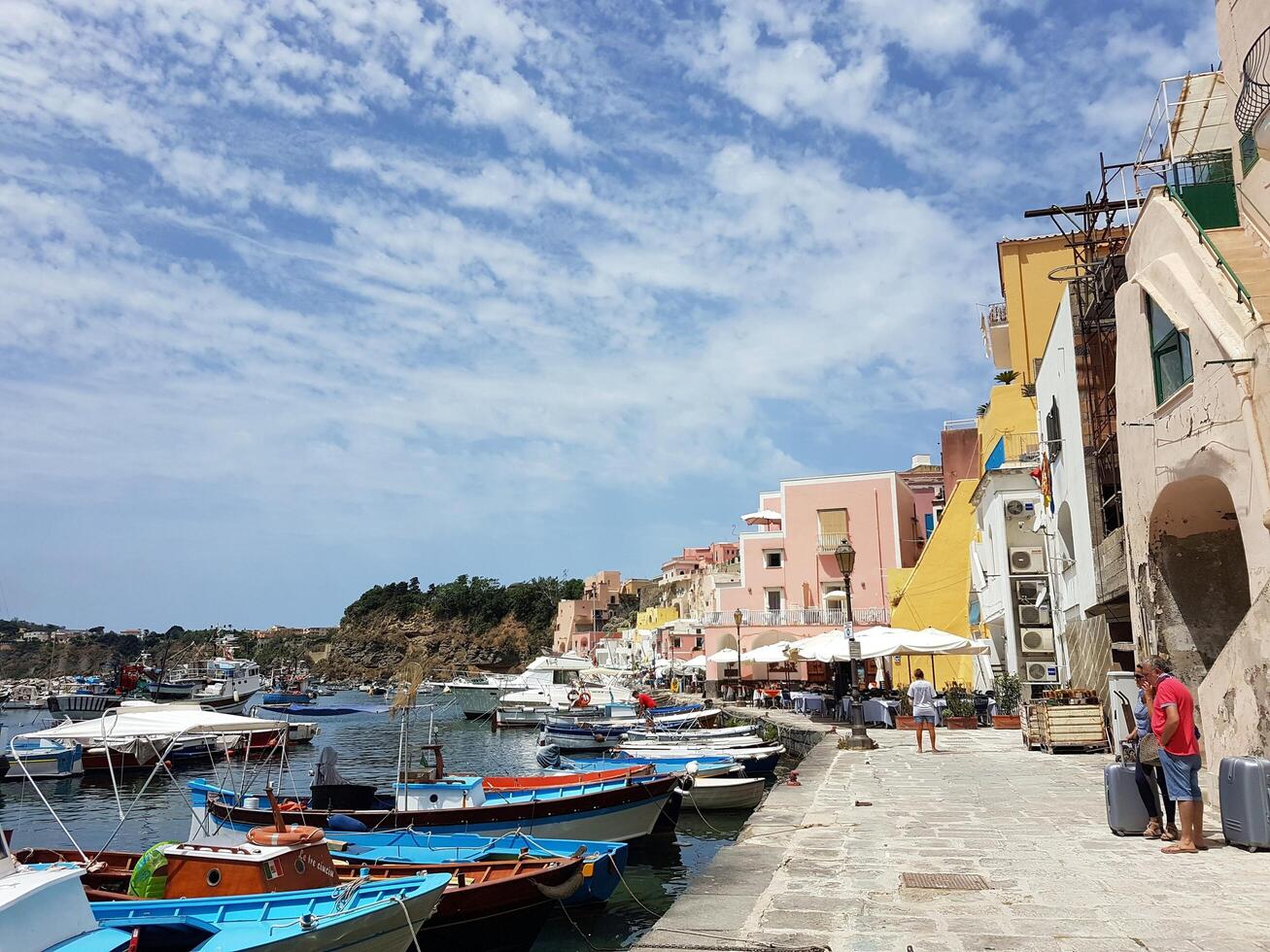 Procida Around the island. during the summer photo