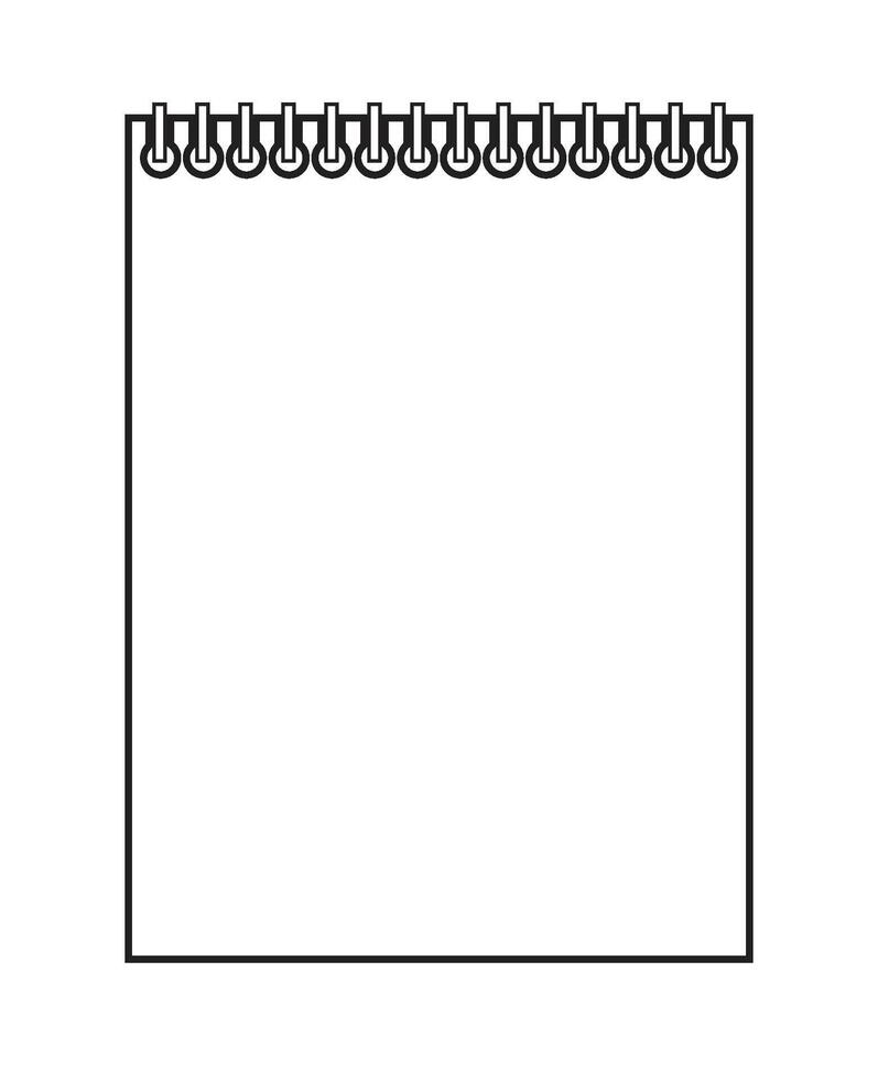 Diary page Icon vector