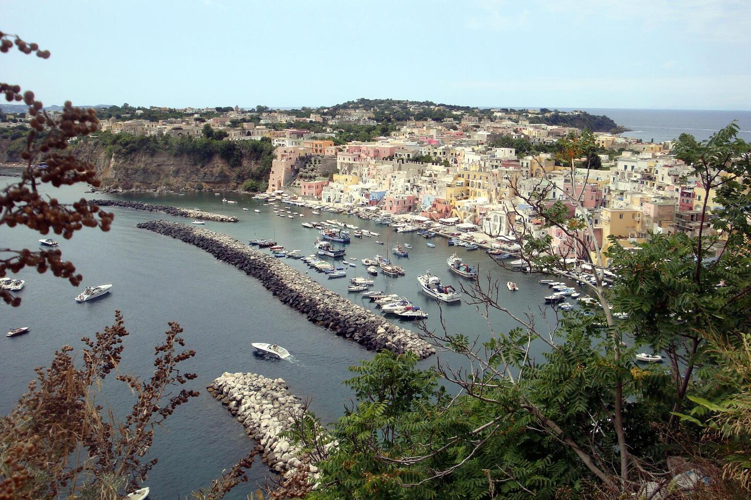 Procida Around the island. during the summer photo