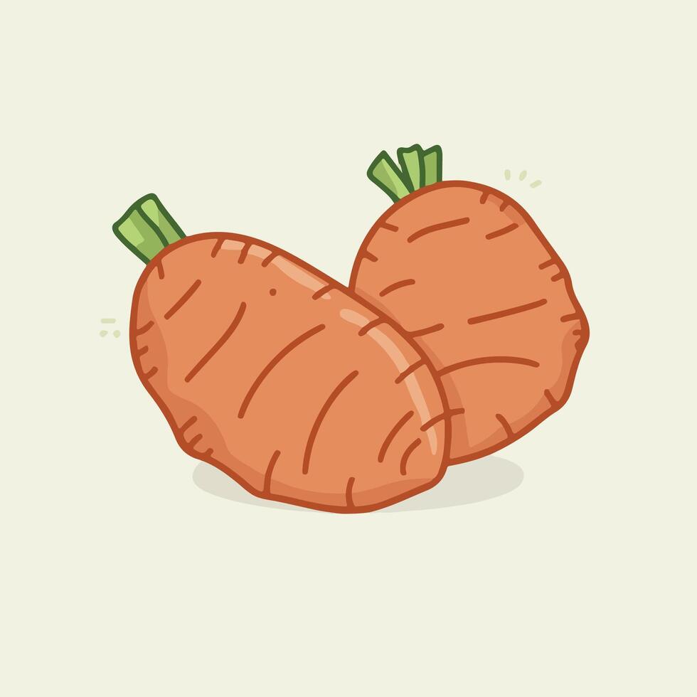 Sweet Potatoes illustration vector