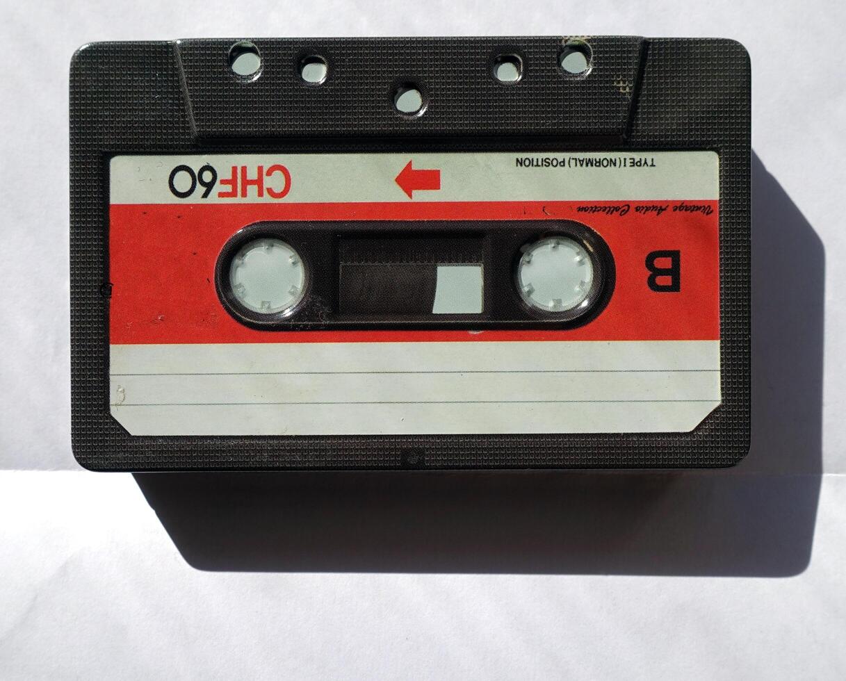 An audio cassette, a vintage object that still works very well photo