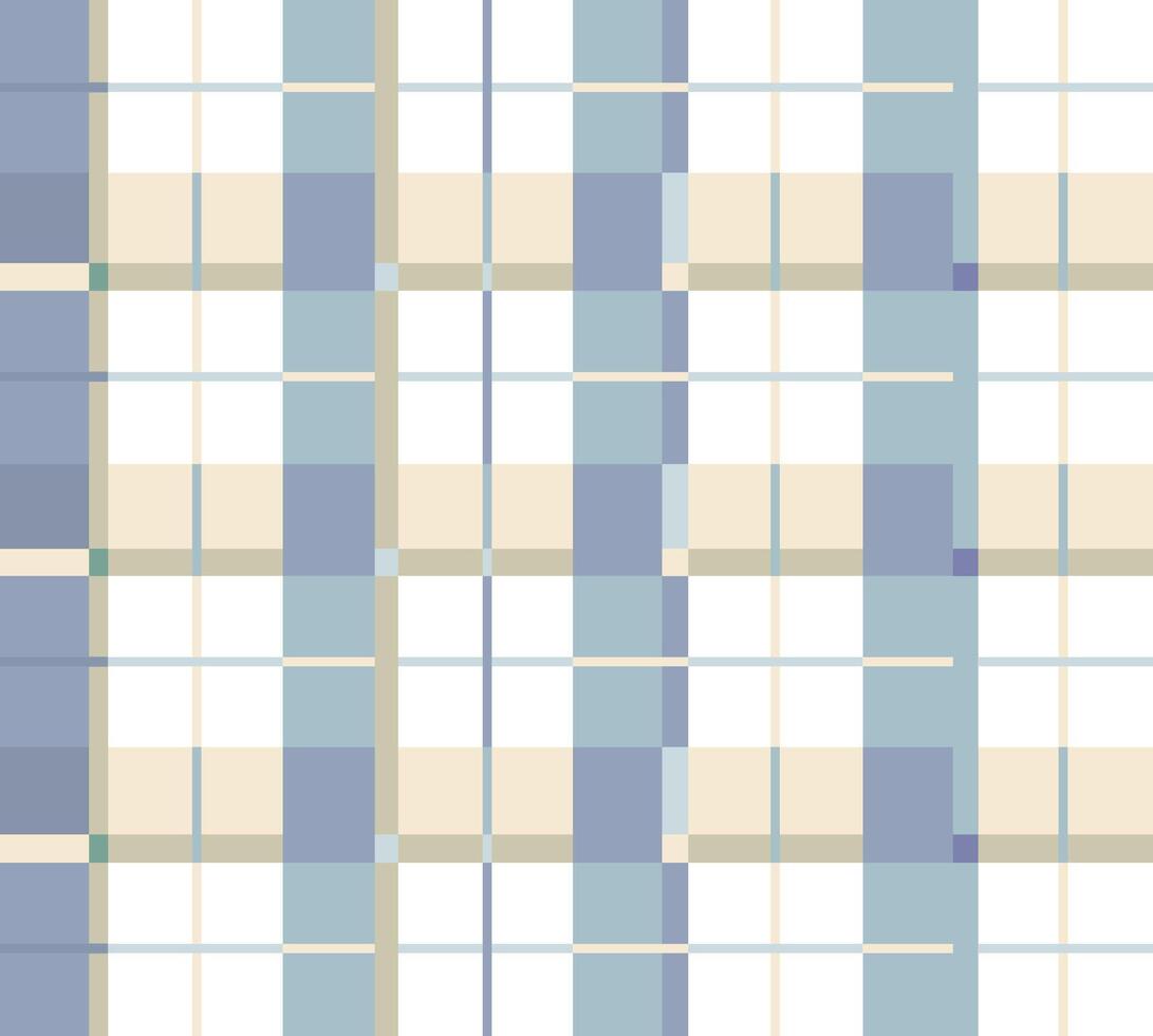illustration of pattern in checkered fabric style. Design for printing on fabric, wallpaper, decoration, etc. vector
