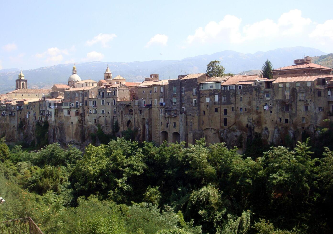 Sant'agata de Goti, Italy, Europe - July 21, 2019. Landscape photo