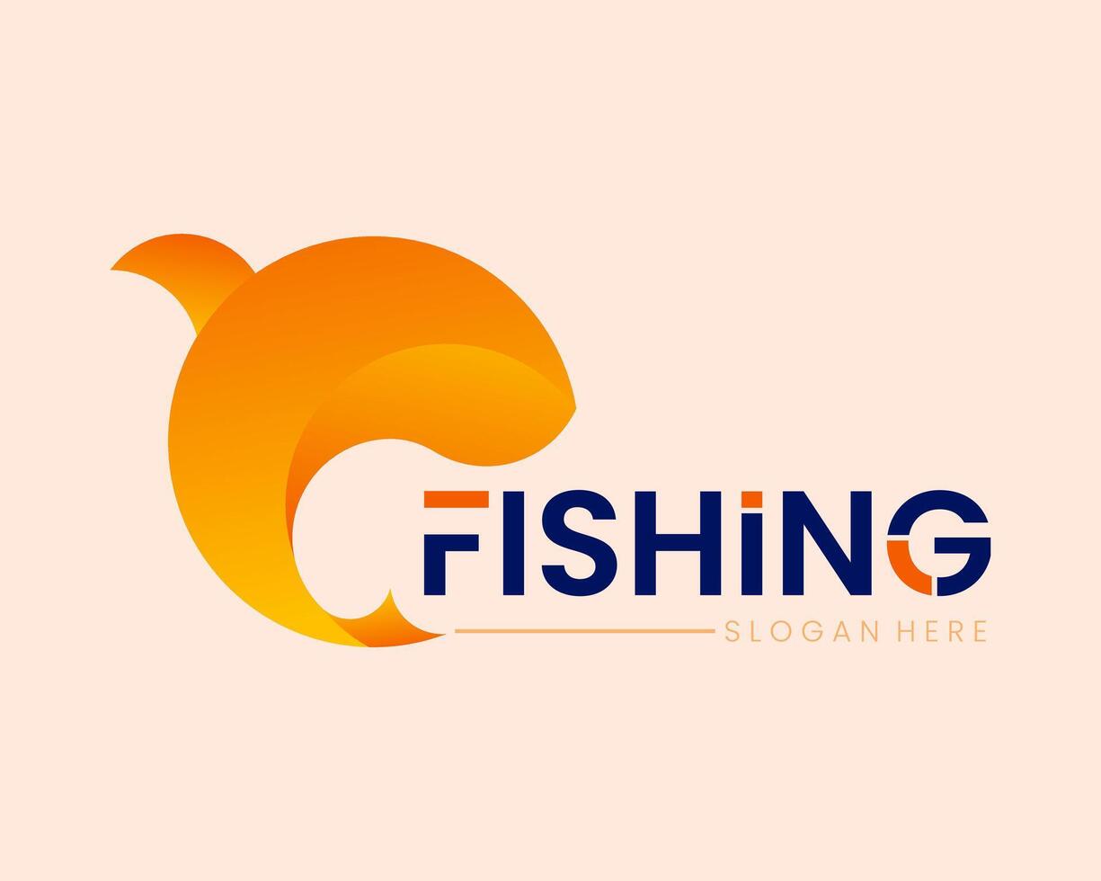 pescar logo modelo diseño y modelo. genial a utilizar a tu pescar actividad. vector