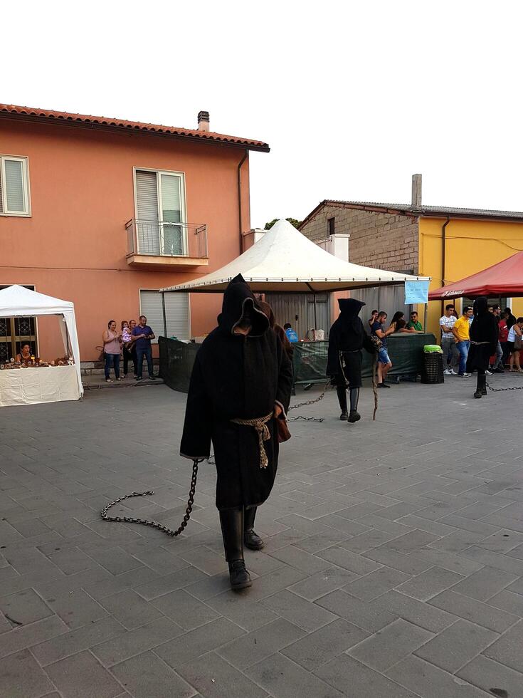 ancient rites, masks and traditions in Sardinia. photo