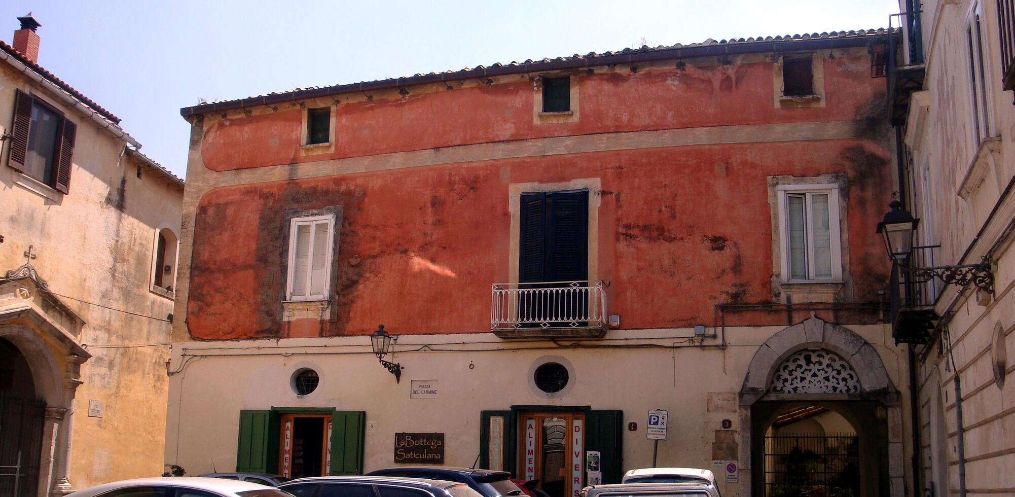 Sant'agata de Goti, Italy, Europe - July 21, 2019. old buildings in the historic center photo