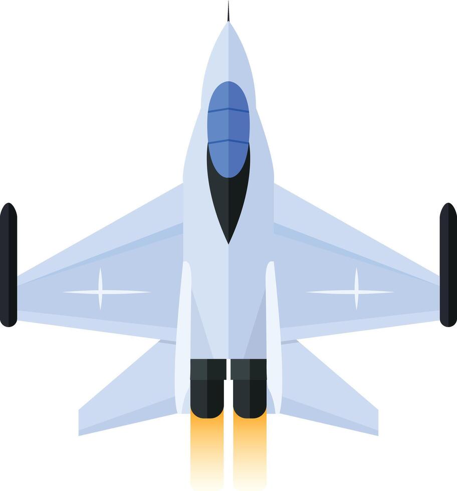 F 16 combatiente chorro icono vector