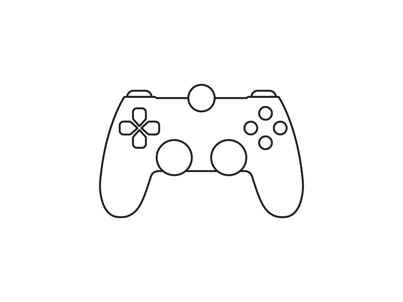 Controller, joystick icon. illustration, flat design. vector