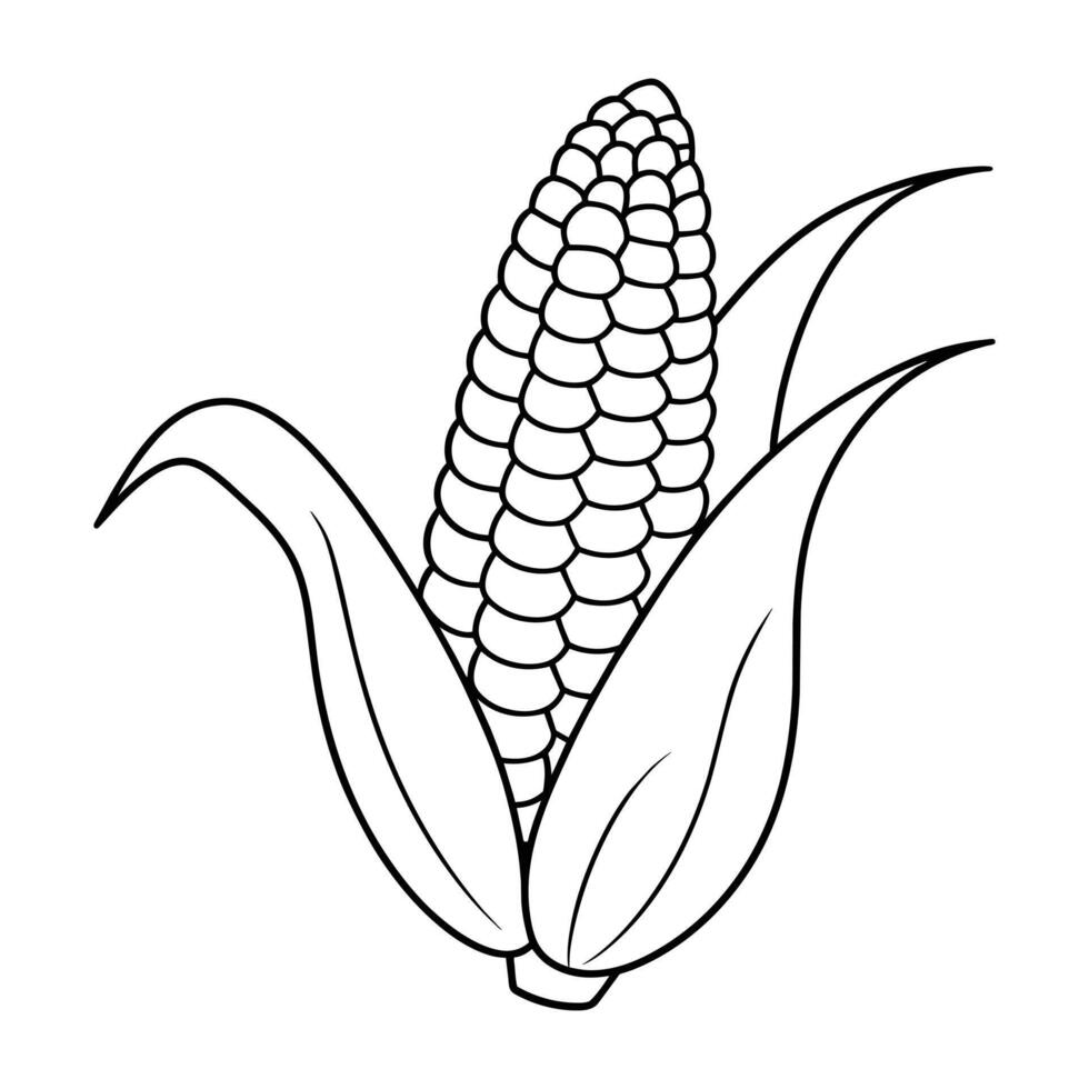 Corn Drawing Vector Art Icons and Graphics for Free Download