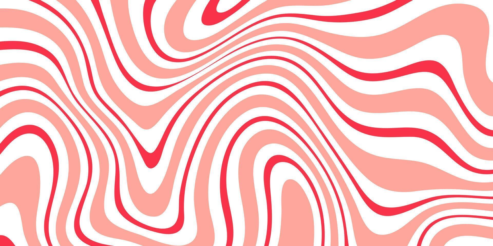 Retro pattern with wavy lines. Abstract background of pink lollipop texture. Marble fashionable backdrop for cover. vector