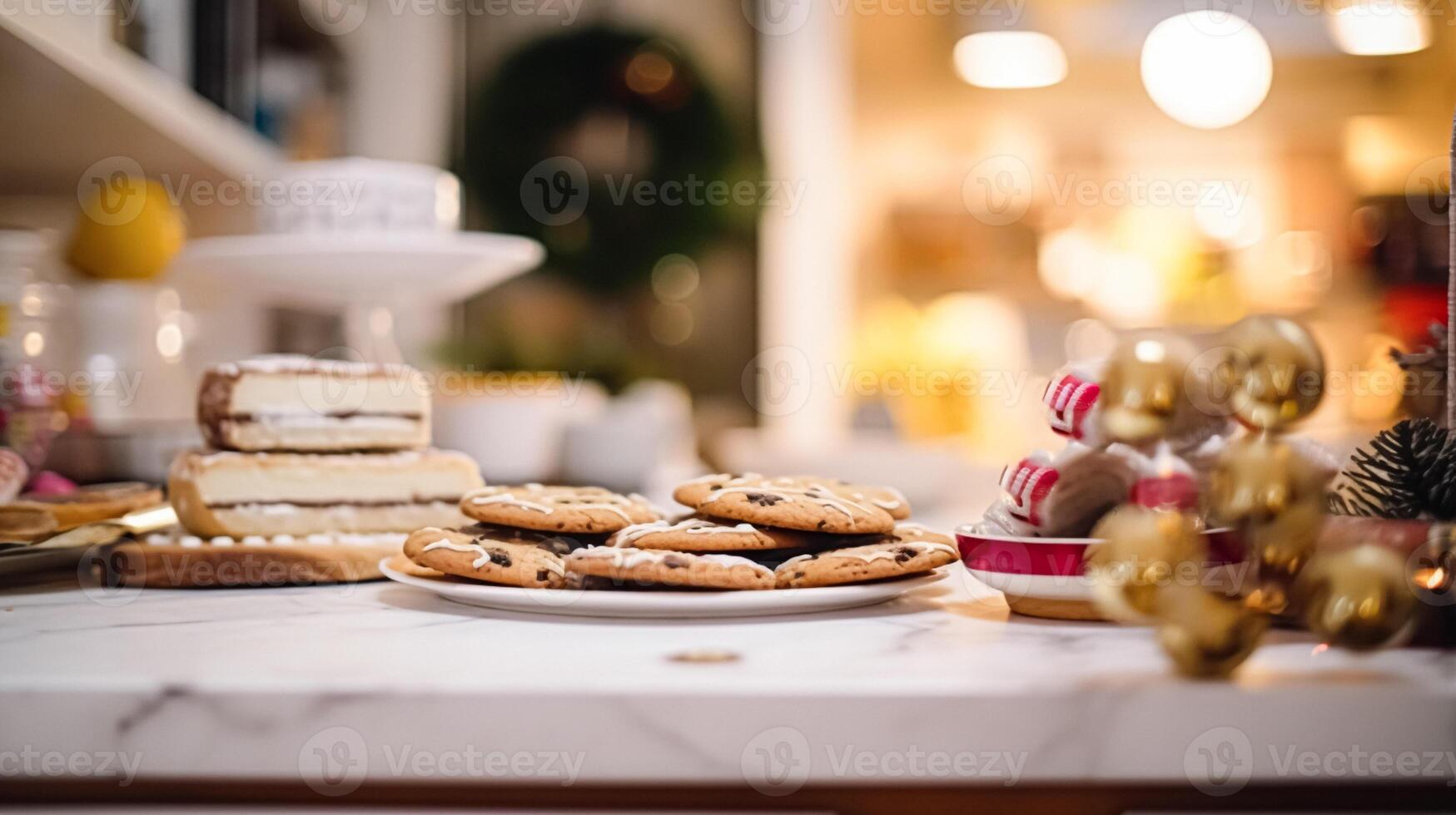 Navidad horneando, Días festivos receta y hogar cocinando, fiesta hornea, ingredientes y preparación en Inglés país cabaña cocina, hecho en casa comida y libro de cocina foto