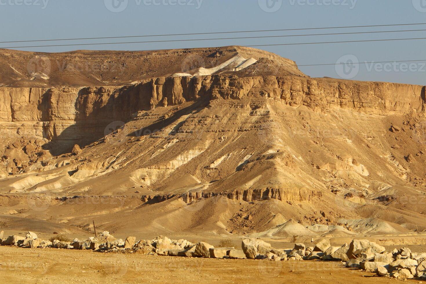Timna mountain range in Eilat in southern Israel. photo