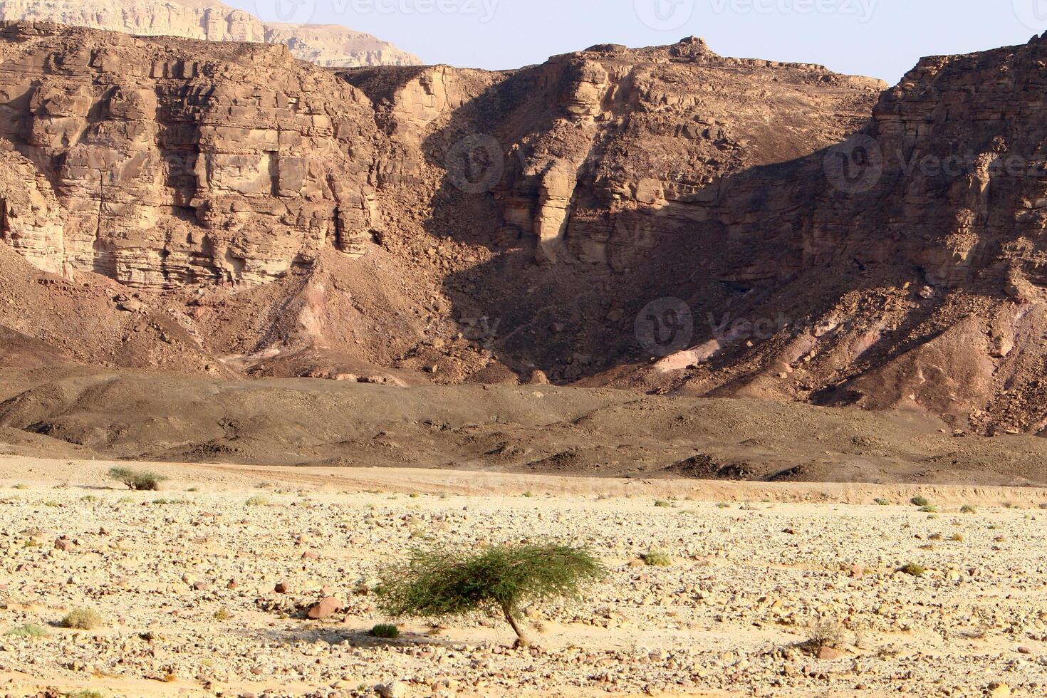 Timna mountain range in Eilat in southern Israel. photo