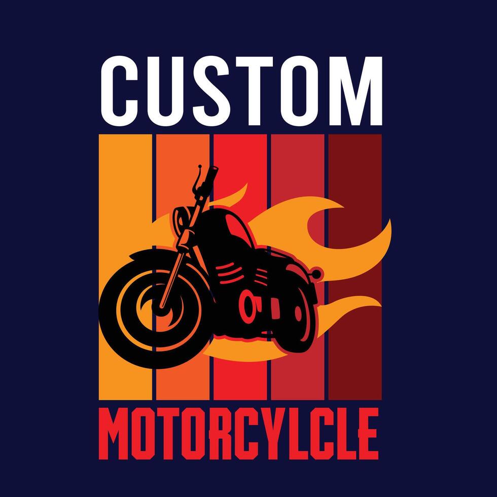 Custom Motorcycle Biker fashion Typography Extreme racing club t-shirt apparel stamp, sticker emblem, typography print, fabric cloth. Gothic Calligraphy. California Hipster retro badge vintage vector