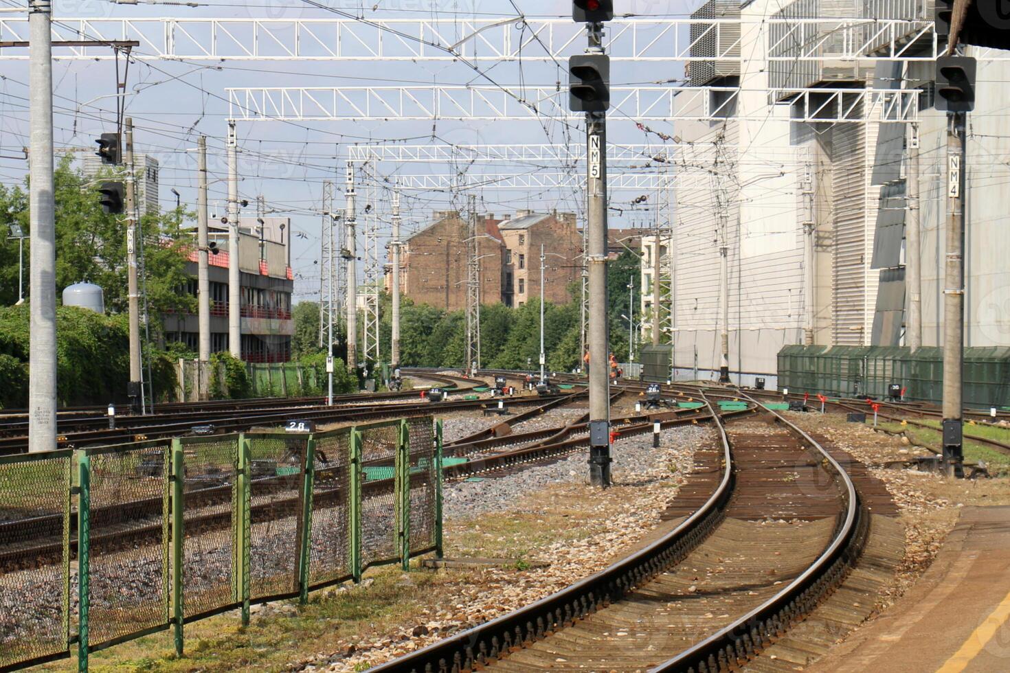A new railway is being built. photo