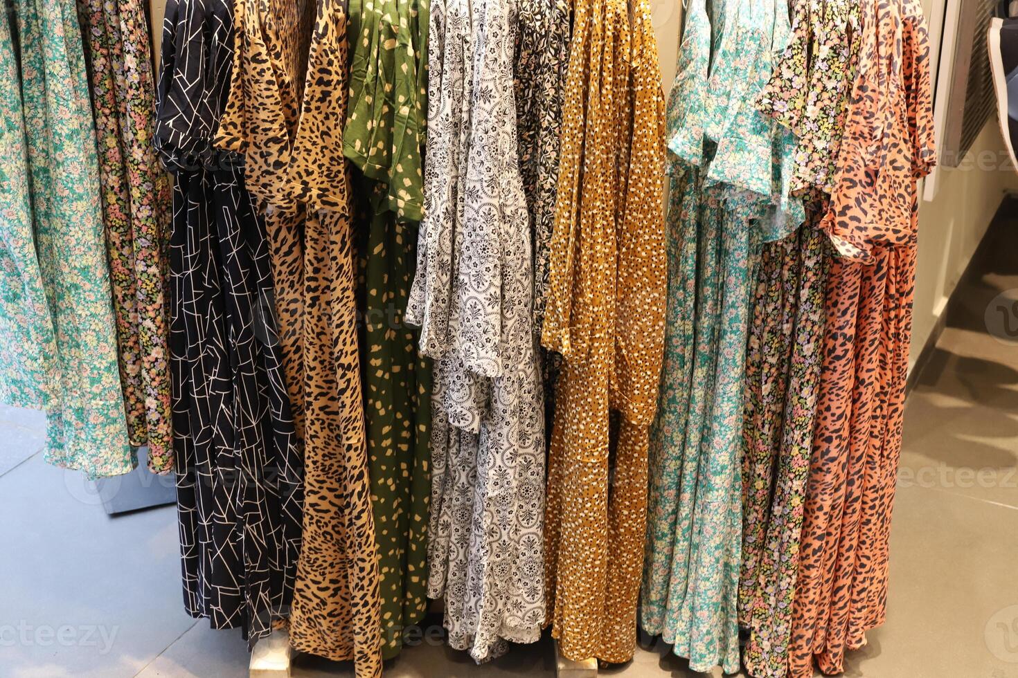 Tel Aviv Israel 04 05 2024. Various goods and clothes are displayed on display in a store in a large shopping center. photo