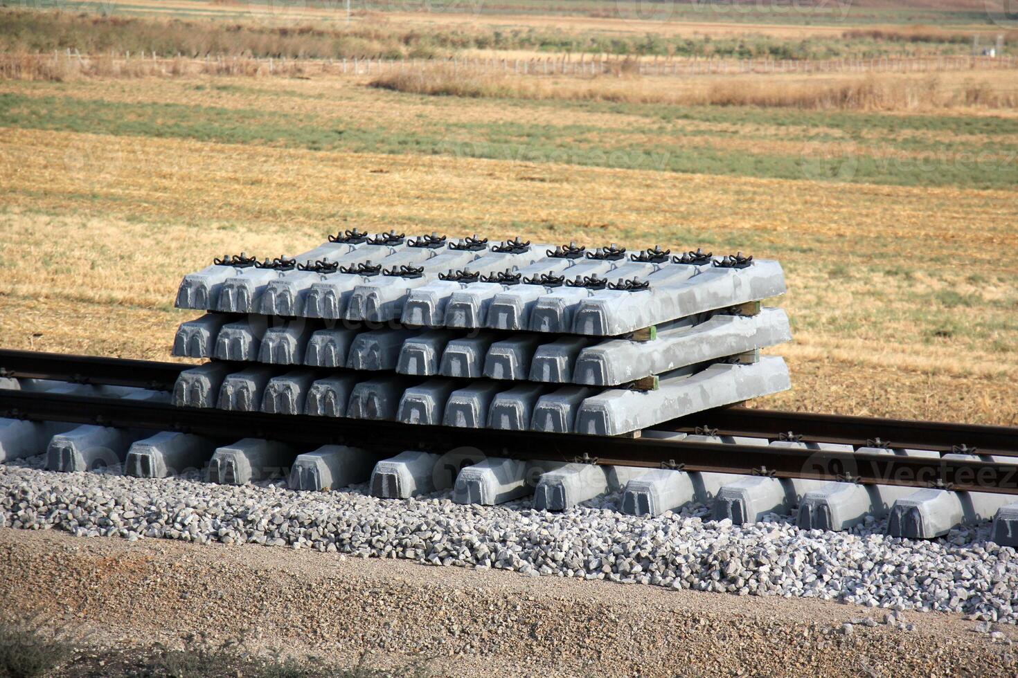 A new railway is being built. photo