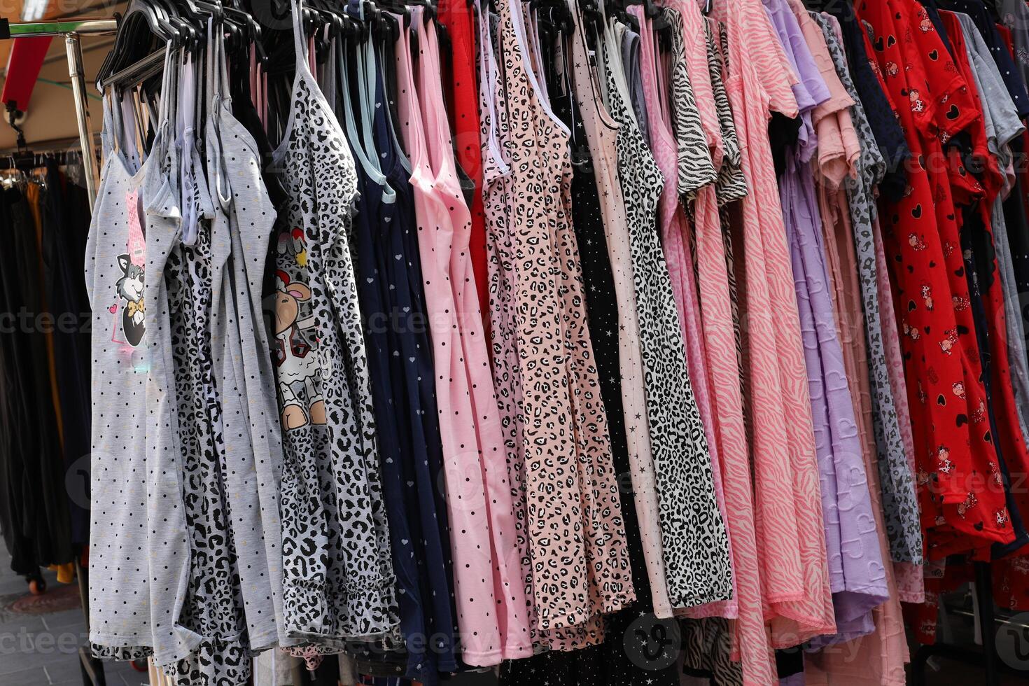 Tel Aviv Israel 04 05 2024. Various goods and clothes are displayed on display in a store in a large shopping center. photo