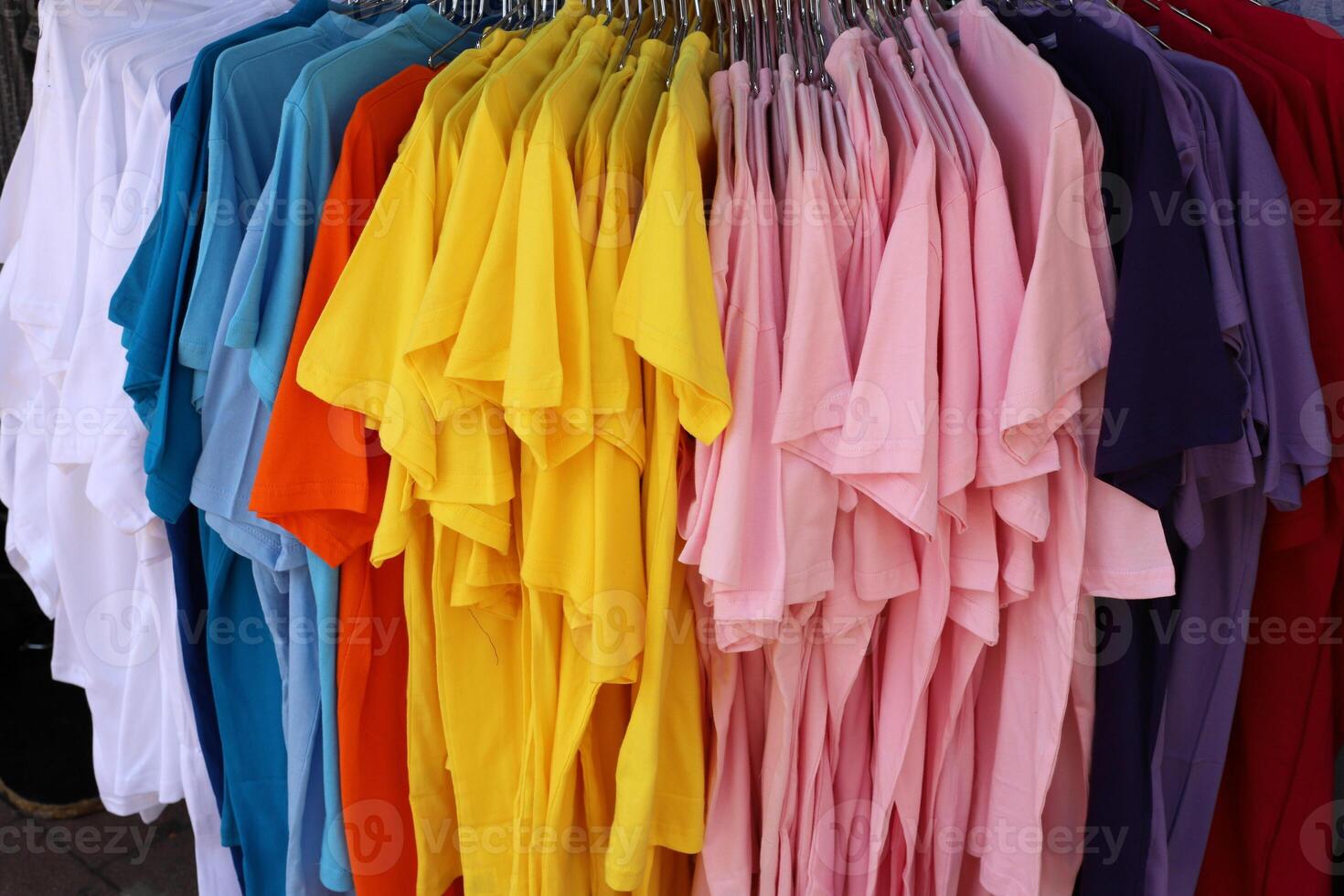 Tel Aviv Israel 04 05 2024. Various goods and clothes are displayed on display in a store in a large shopping center. photo
