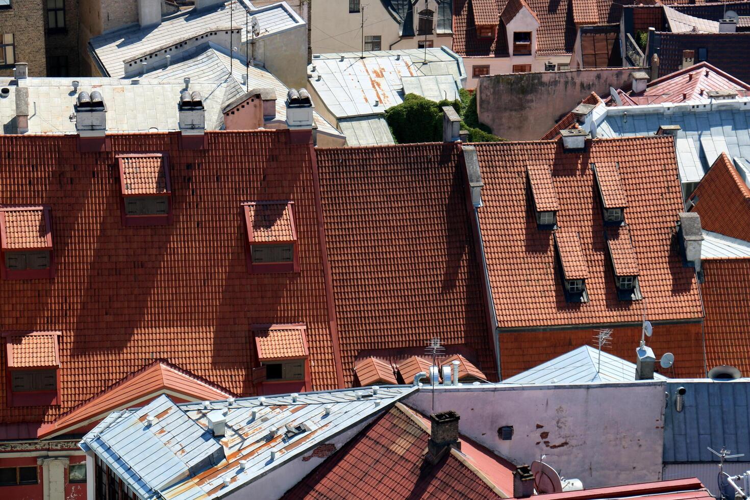 25 07 2023 Riga Latvia. Riga, the capital of Latvia, is located on the banks of the Daugava River at its confluence with the Gulf of Riga. photo